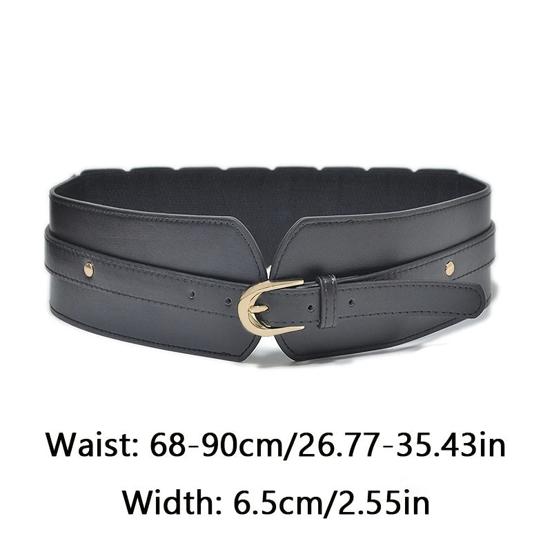 Wide Leather Waist Belt Corset for Women