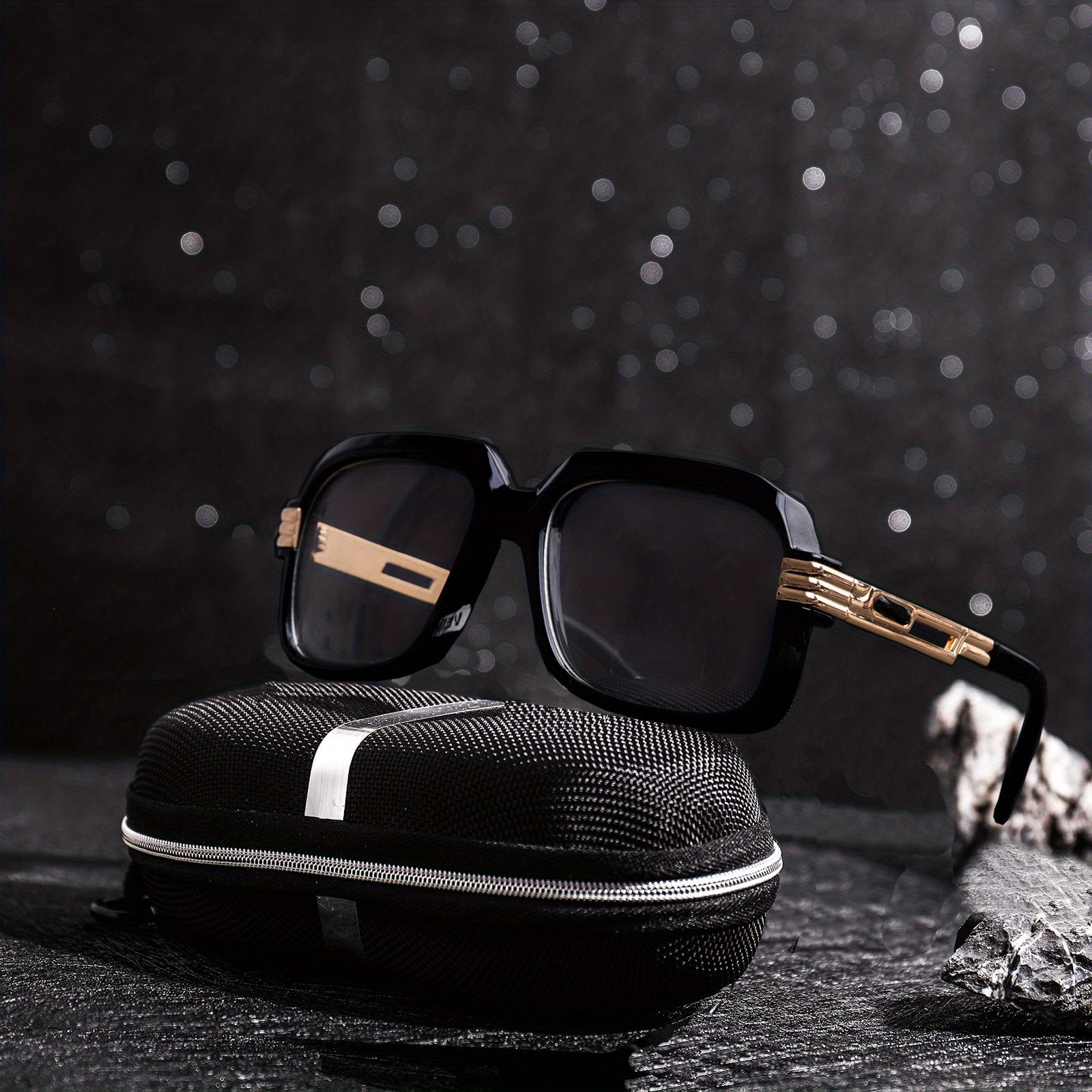 Men's Square Frame Sunglasses UV Protection
