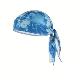 Quick Drying Sport Turban Hip Hop Lace Up Bandana Unisex Skull Cap