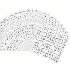 2000 Labels Pack 10mm Round Copper Paper Material