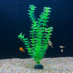 Plastic Aquarium Plant Bundle Artificial Fish Tank Decoration 11 8in