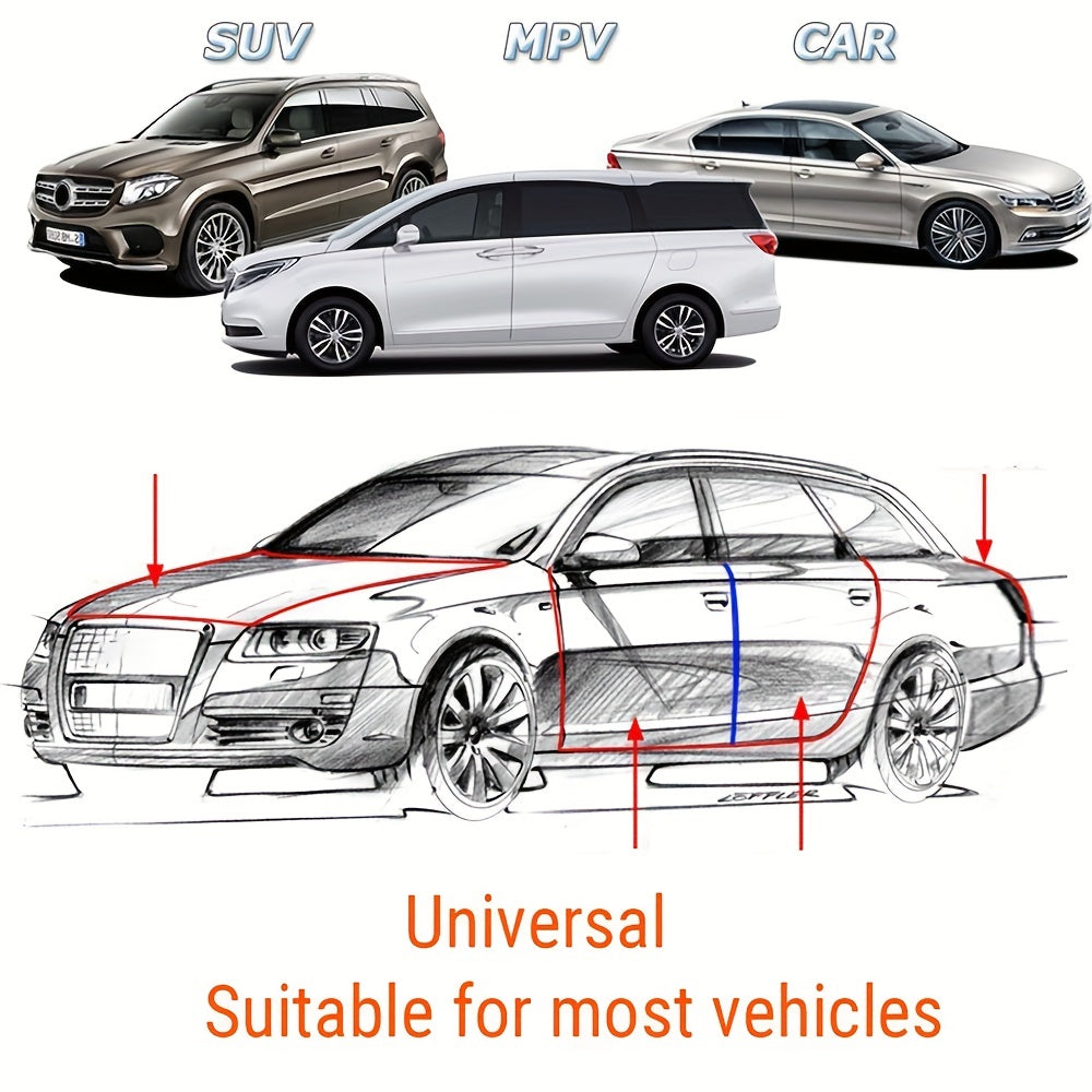 P D Type 2 Meter Car Door Sealing Strip Rubber Sound Insulation And Dust Prevent