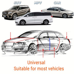 P D Type 2 Meter Car Door Sealing Strip Rubber Sound Insulation And Dust Prevent
