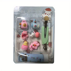 Children's DIY Hair Clip Set with Glue - 4 Piece Set