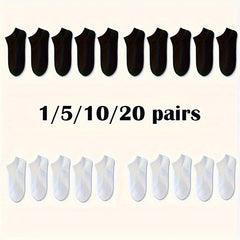 Quick Dry Anti-Odor Sport Socks for Men and Women - 20 Pairs