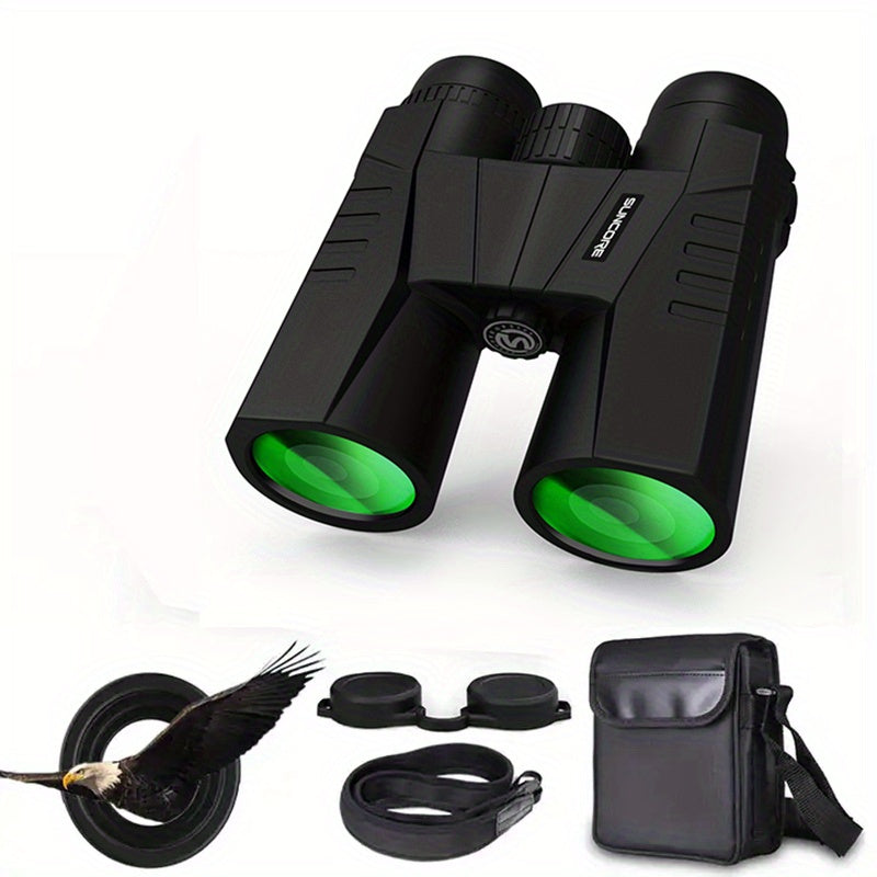 Compact HD 10X42 Binoculars for Adults with Carrying Case