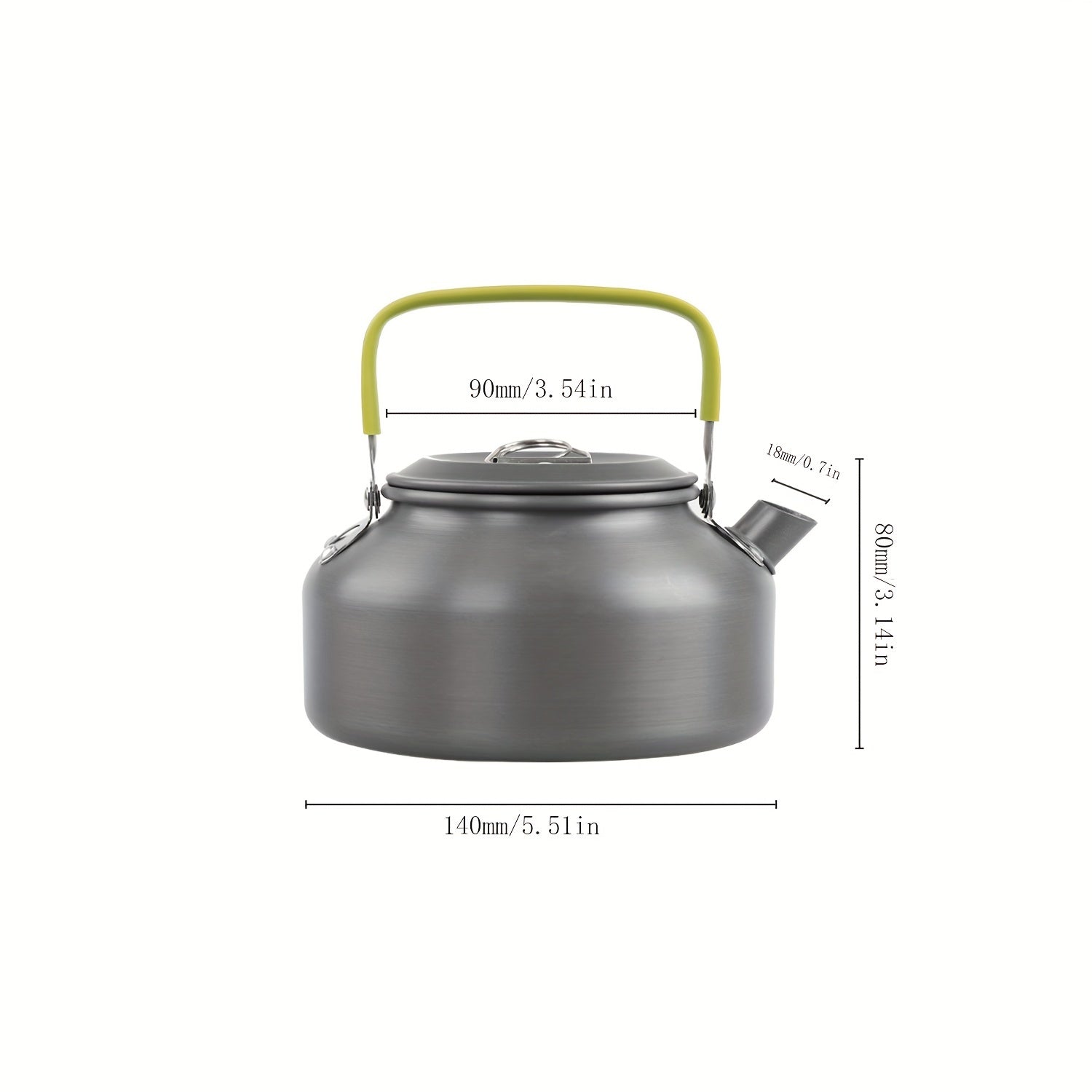 Outdoor Camping Water Kettle Portable Aluminum Tea Pot