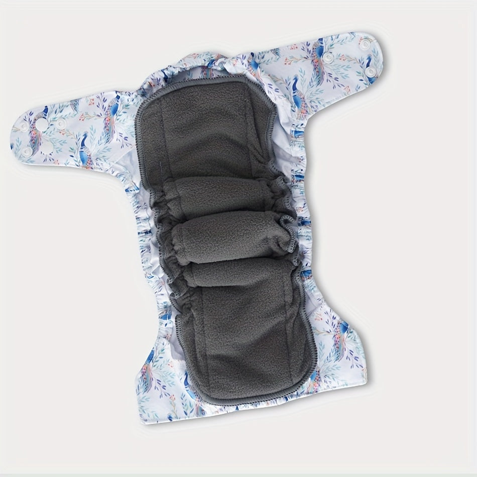 5PCS Reusable Cloth Diaper Inserts for Babies 0-3 Years