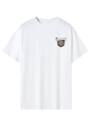 Old TV & Various Pattern Print Men's Comfy T-shirt Graphic Tee