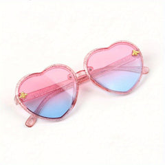 Girls Heart Shaped Sunglasses for UV Protection