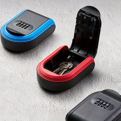 Plastic Key Box Combo Lock Key Storage w/ Installation Accessories
