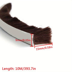 Self Adhesive Brush Weather Stripping for Sliding Sash Door Window Wardrobe