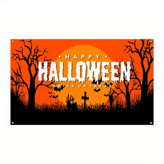 Halloween Banner Background Cloth Party Decorations