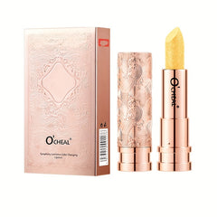 Carotene Moisturizing Hydrating Lip Balm Temperature Changing Lipstick