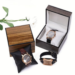 Wooden Watch Storage Box Jewelry Display Case Collection Box