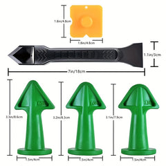 5pcs Caulking Nozzle Applicator Set for Tile Brick Joints Floor Silicone