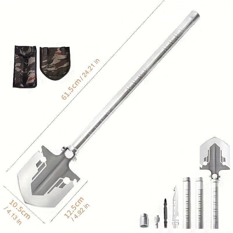Multifunctional Outdoor Engineer Shovel Field Survival Camping Equipment