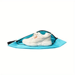 Portable Shoe Storage Bag With Handle, Dust Proof, Zipper Closure