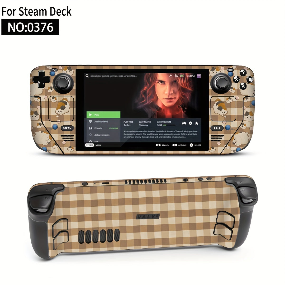 PVC Deck Controller Gaming Sticker Protective Cover - Console Skin