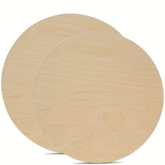 2Pcs 40 64 Cm Natural Round Wooden Discs Blank Wood Signs For DIY Crafts