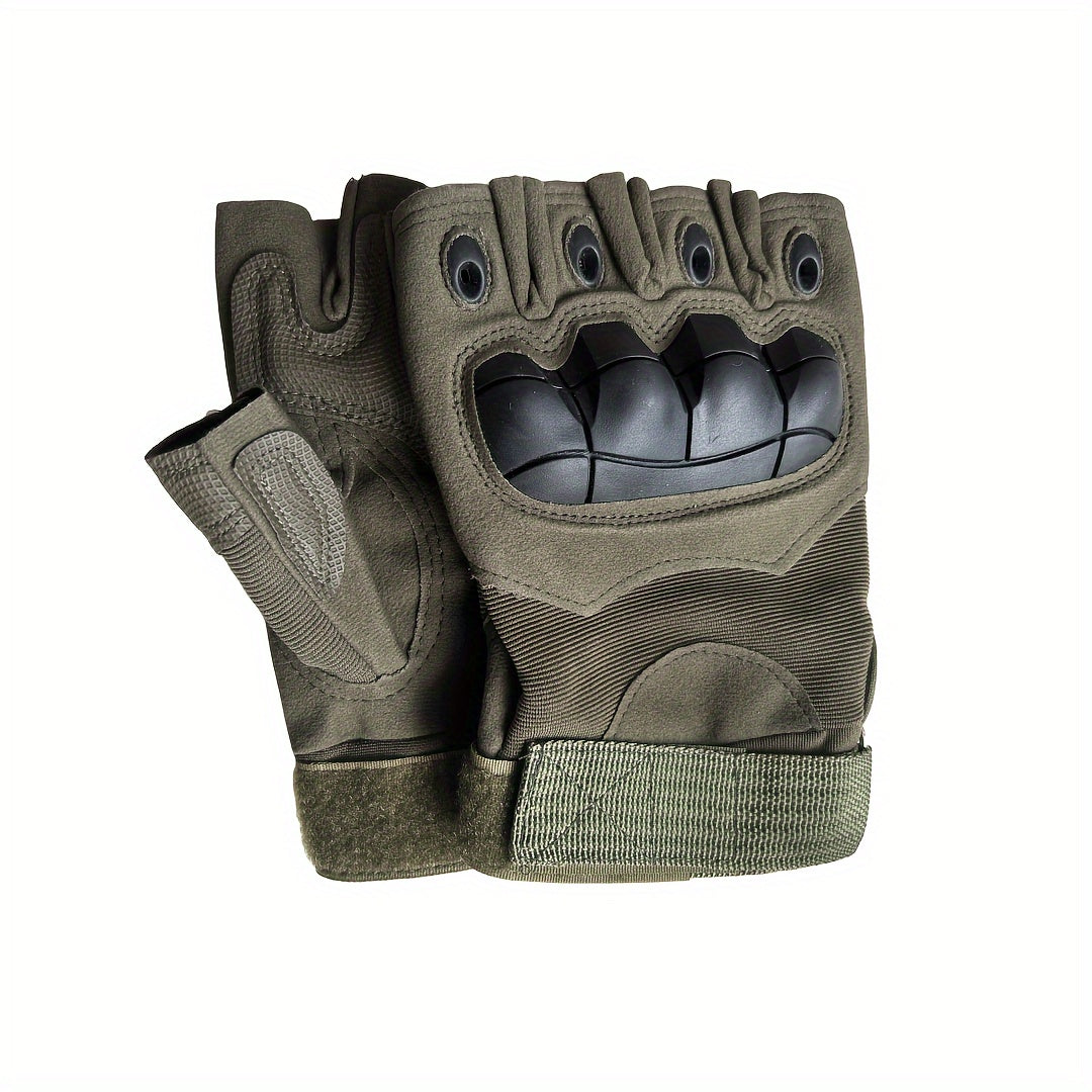 Tactical Half Finger Gloves for Outdoor Air Gun Climbing Combat