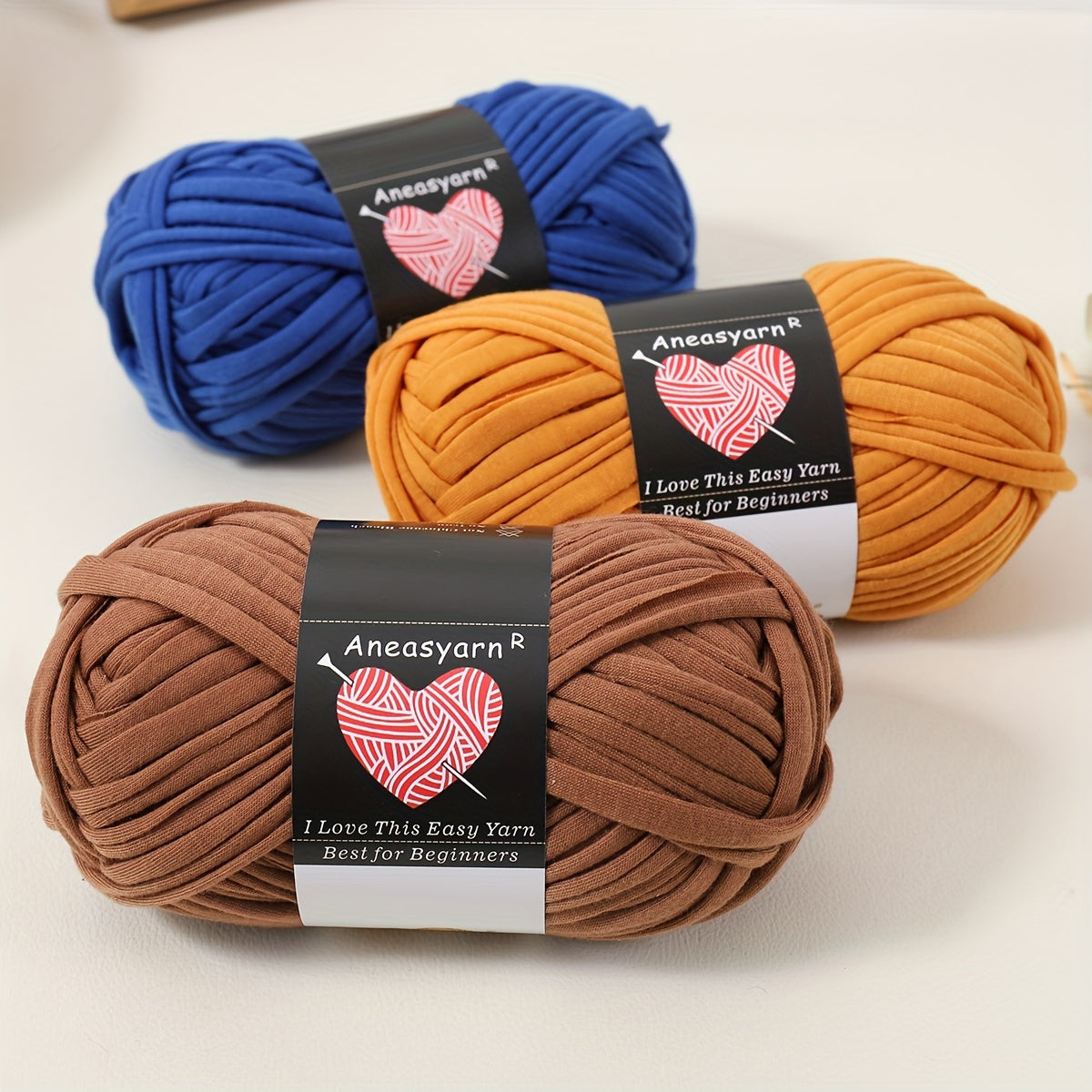 Soft Colored Yarn for Knitting and Crocheting, 100g