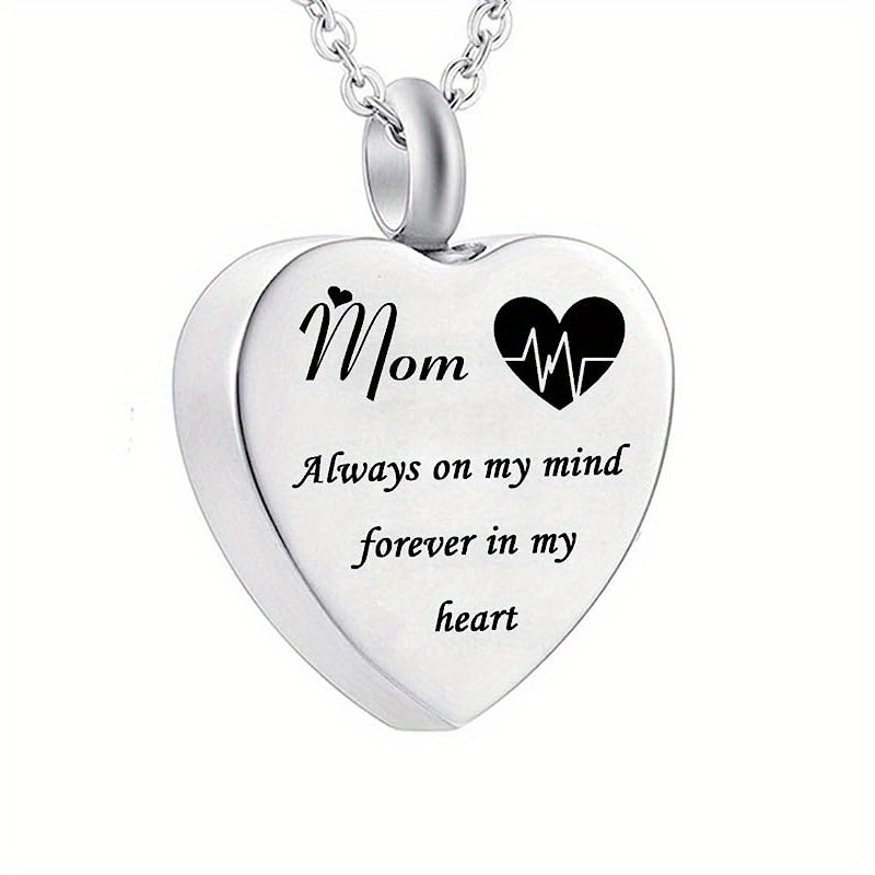 Heart Urn Necklace For Ashes Memorial Pendant