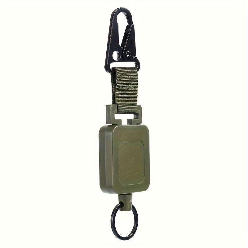 Retractable Keychain Buckle Steel Wire Rope Keyring