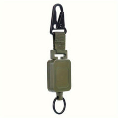 Retractable Keychain Buckle Steel Wire Rope Keyring