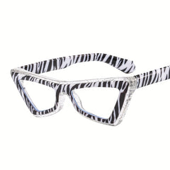 Cat Eye Clear Lens Glasses Anti Light Reading Glasses