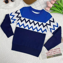 Boys Double Layer Thick Warm Pullover Sweater