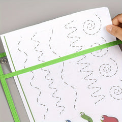 3pcs A4 Kids Dry Erase Doodle File Bags