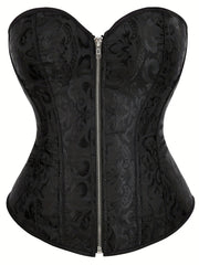Zipper Waist Shaping Shapewear Bustier Corset Top Women's Underwear
