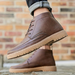 Men's Combat Boots Durable Non Slip Ankle Boots