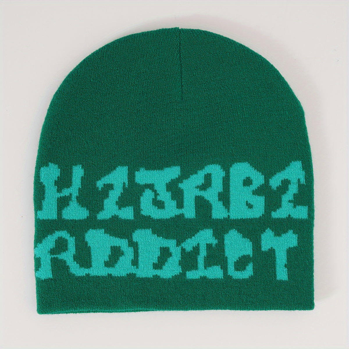 Letter Knitted Hat Breathable All-match Beanie Hat Woolen Hat