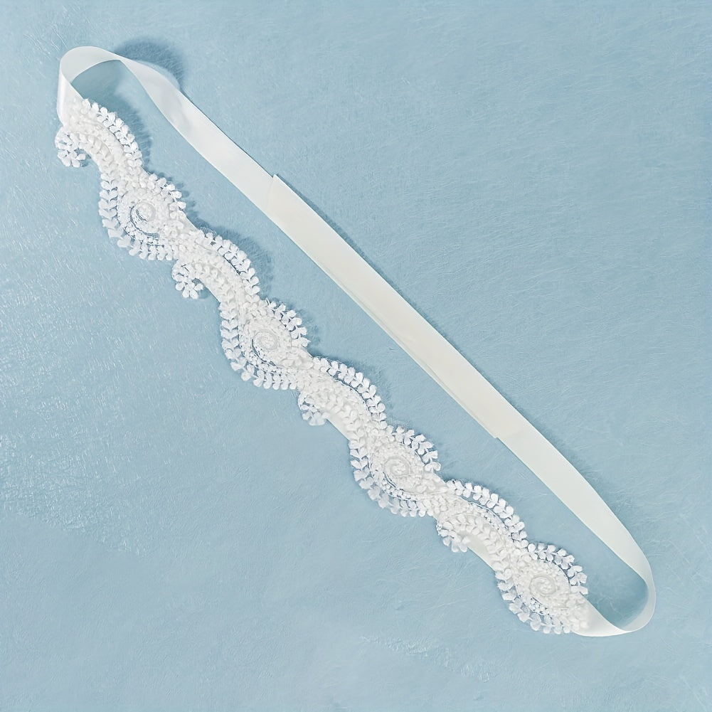 Vintage Lace Headband Bridal Wedding Hair Accessory