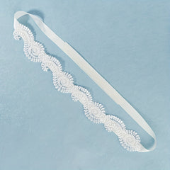 Vintage Lace Headband Bridal Wedding Hair Accessory