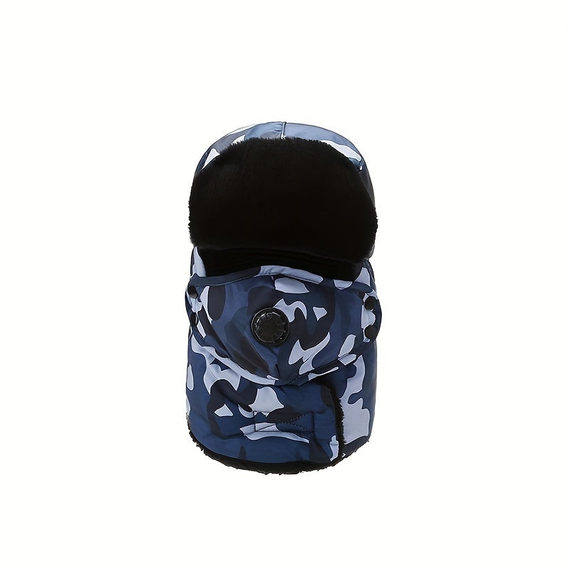Coldproof & Windproof Hat Pullover Cap with Breathing Valve Winter Warm Hat
