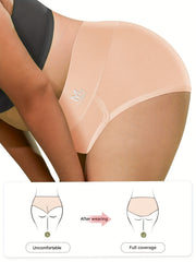 2 Pack Women's Plus Size Full Cover Soft Panties Set