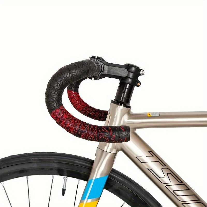 Comfortable Bicycle Handlebar Tape PU EVA Shock Absorption Non slip