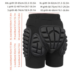 3D Anti fall Hip Pad Snowboarding Skiing Protective Gear