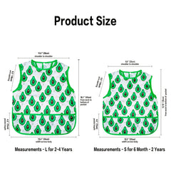 Mumsbest Baby Bib Waterproof Feeding Smock with Food Catcher 6-24 Months