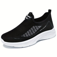 Women's Mesh Platform Slip On Sneakers Lightweight Low Top Shoes