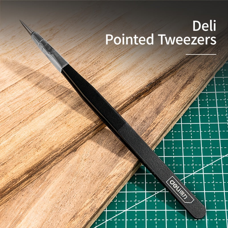 Precision Stainless Steel Eyebrow Tweezers for Jewelry Hobby
