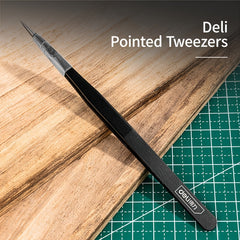 Precision Stainless Steel Eyebrow Tweezers for Jewelry Hobby