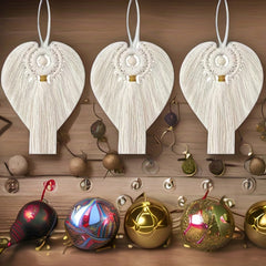 DIY Macrame Angel Kit Set - Wall Hanging Decor - Gift For Mom Girls