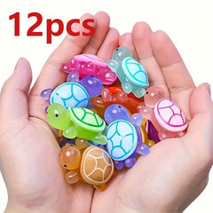 Glow in the Dark Turtle Set - Home Decor Car Accessories Fairy Garden Ornaments