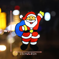 Glass Stickers Christmas Decorations Window Scenes Snowflake Door Stickers