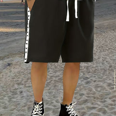 Men's Breathable Basketball Shorts with Side Pockets