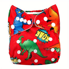 Baby Diaper Print Reusable Pocket Cloth Diaper